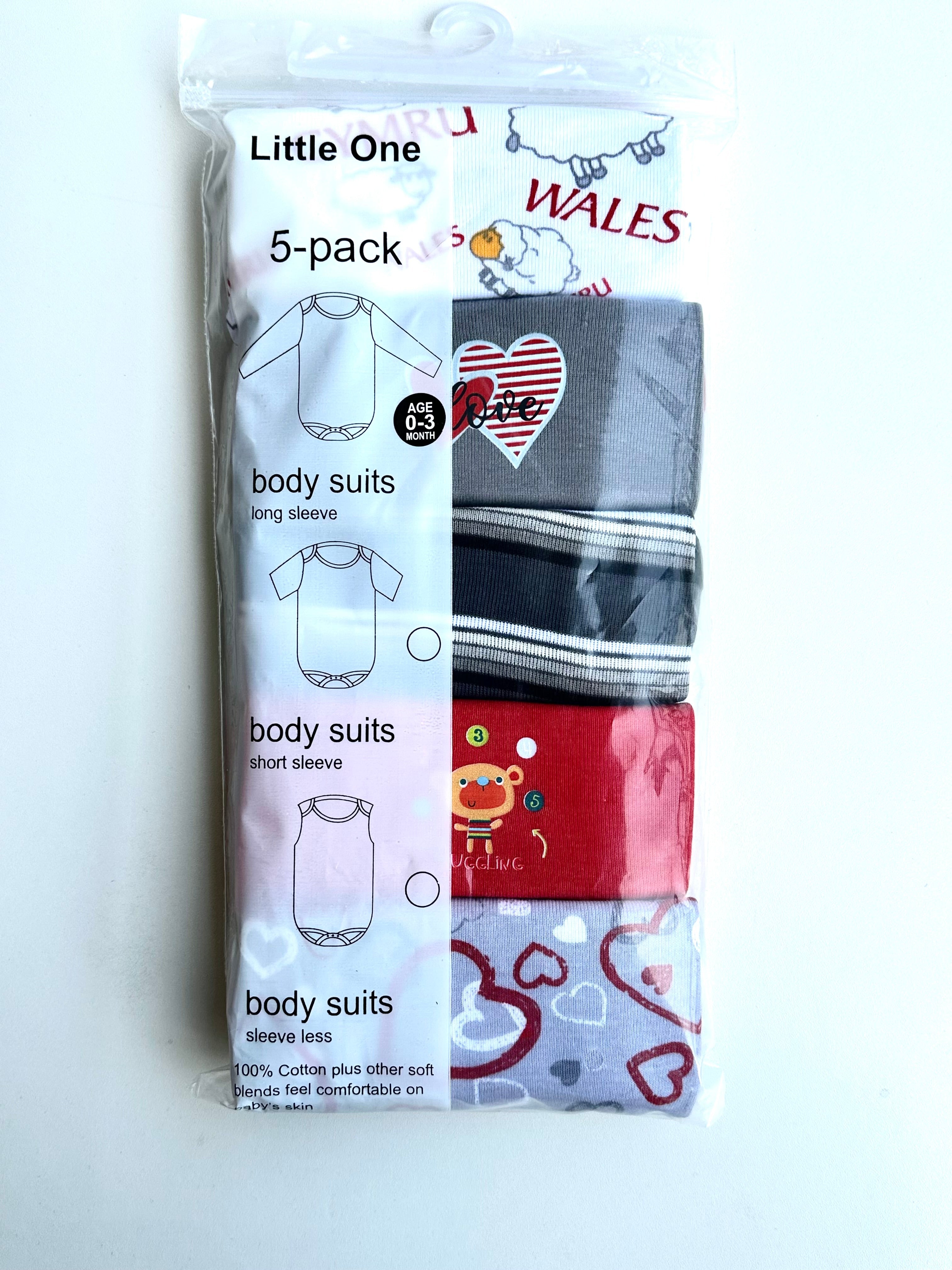 Body suits 5pcs (all seasons)