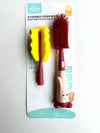 Multi function bottle brush